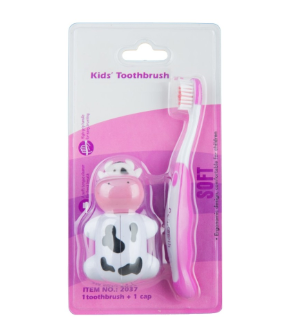 Kid Toothbrush with Toy Toothbrush Holder