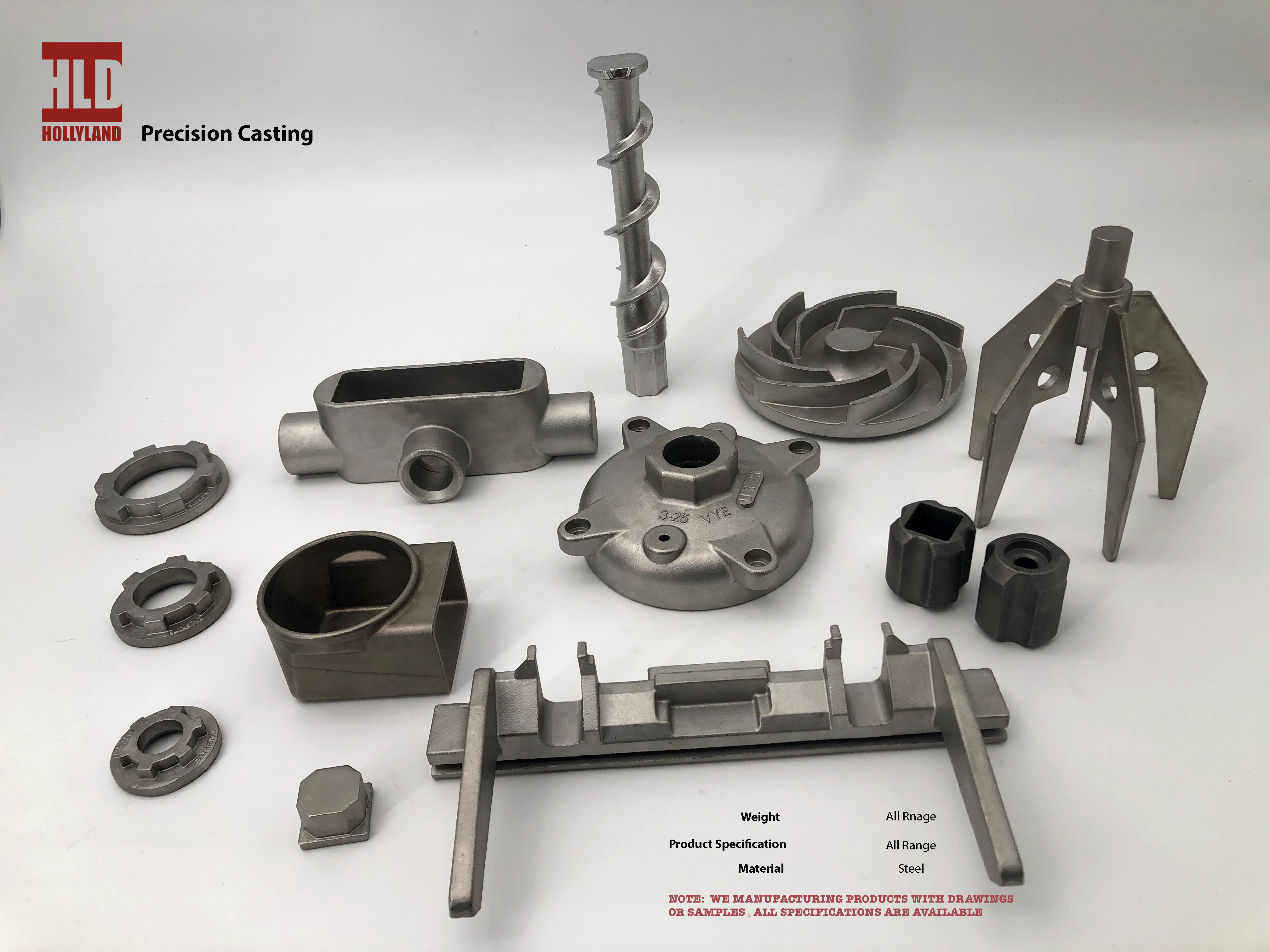 【BT】Precision Casting parts made to order, customized cast, investment casting, cilica sol castings