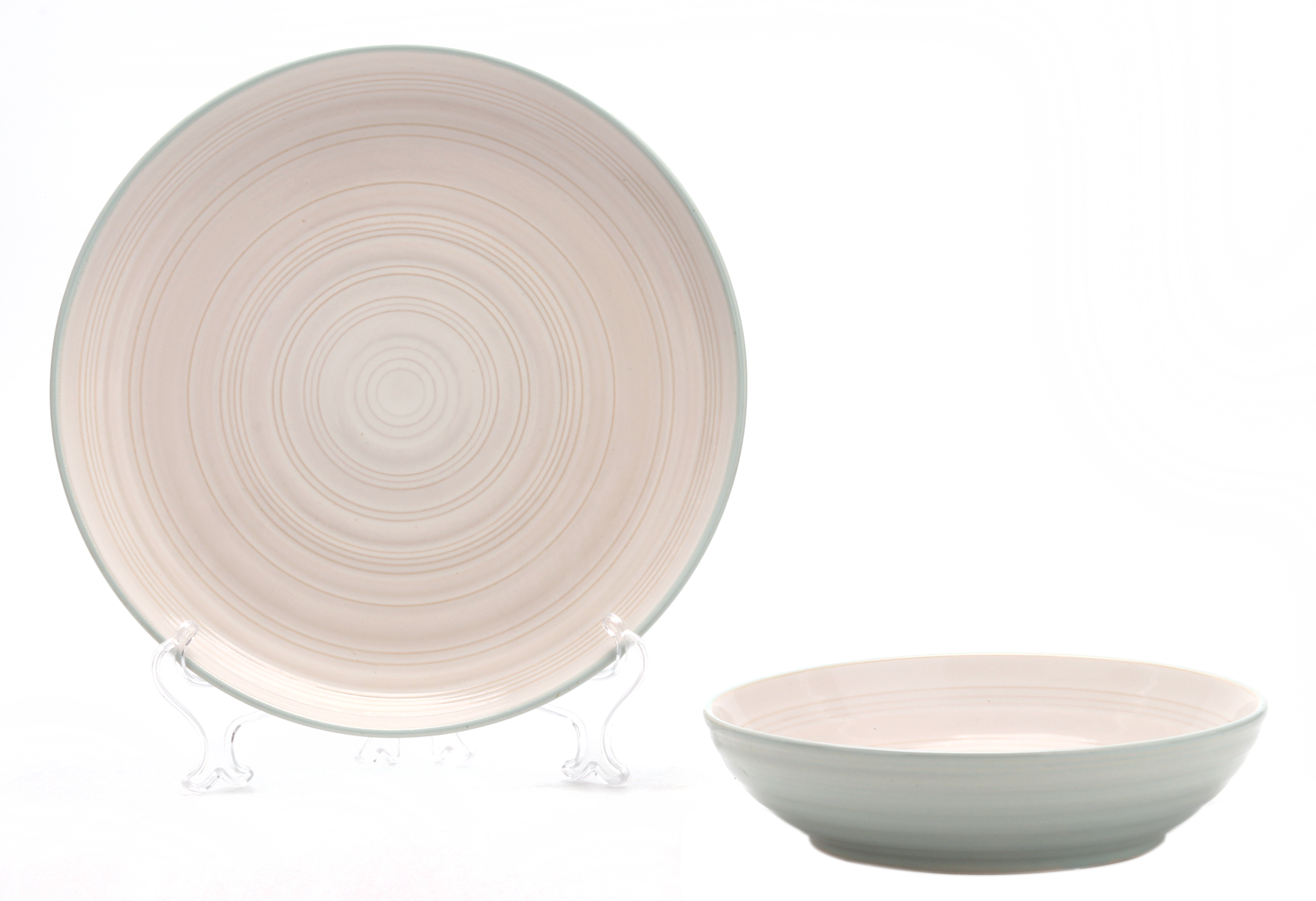 Stock stoneware dinner set