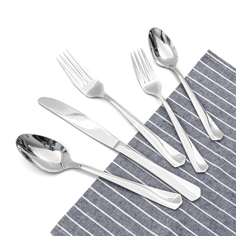 18/0 Royal classic hotel restaurant wedding daily tableware cutlery set stainless steel flatware set mirror polish