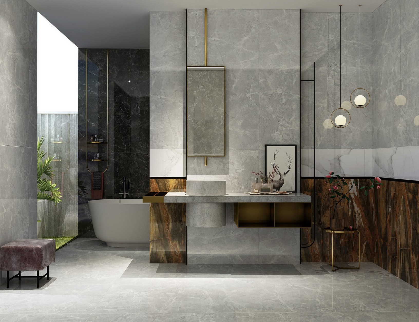 # Porcelain Tile / Marble Tile / Floor Tile / Wall Tile 60-120FMB0025PCM