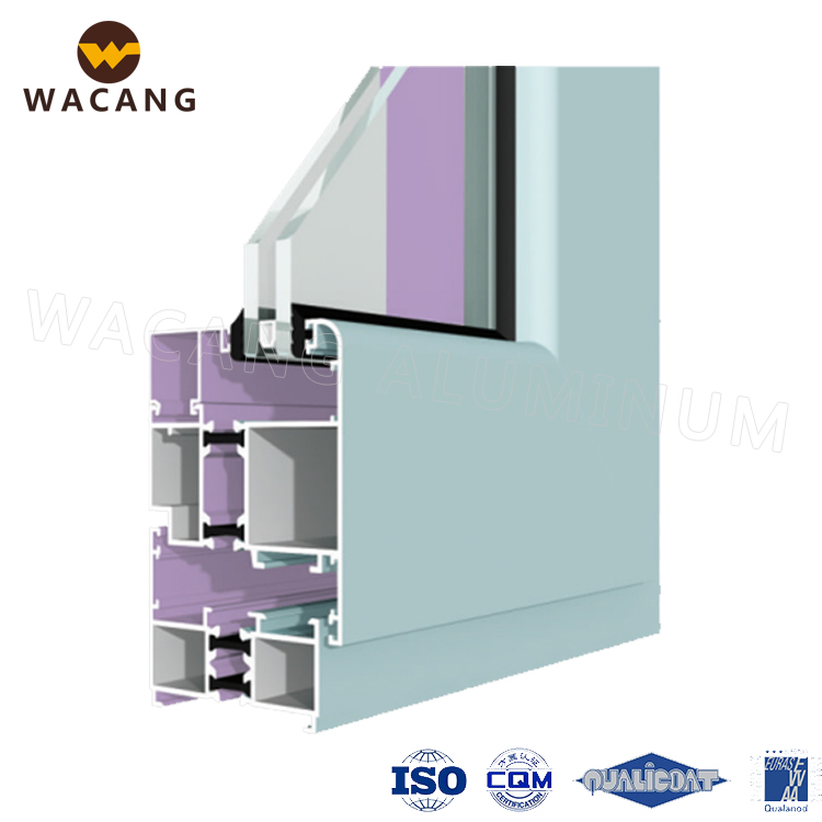 Aluminium profile for casement windows and doors