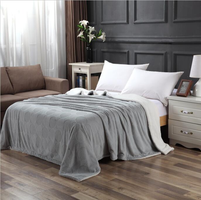 Rabbit fur throw