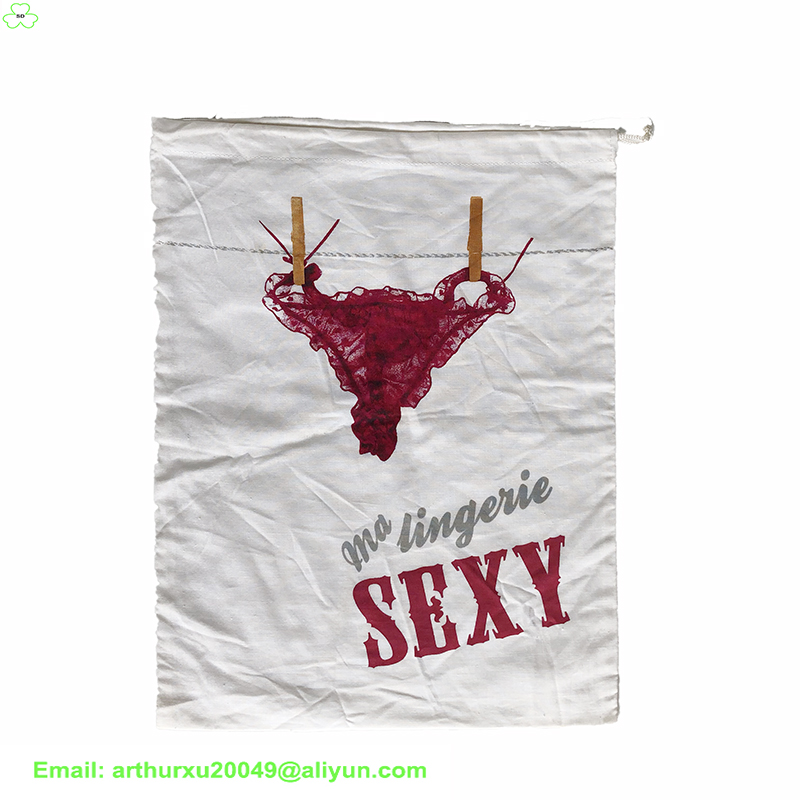 cotton underwear bag gift bag promotional bag cheap bag recycle bag organic bag