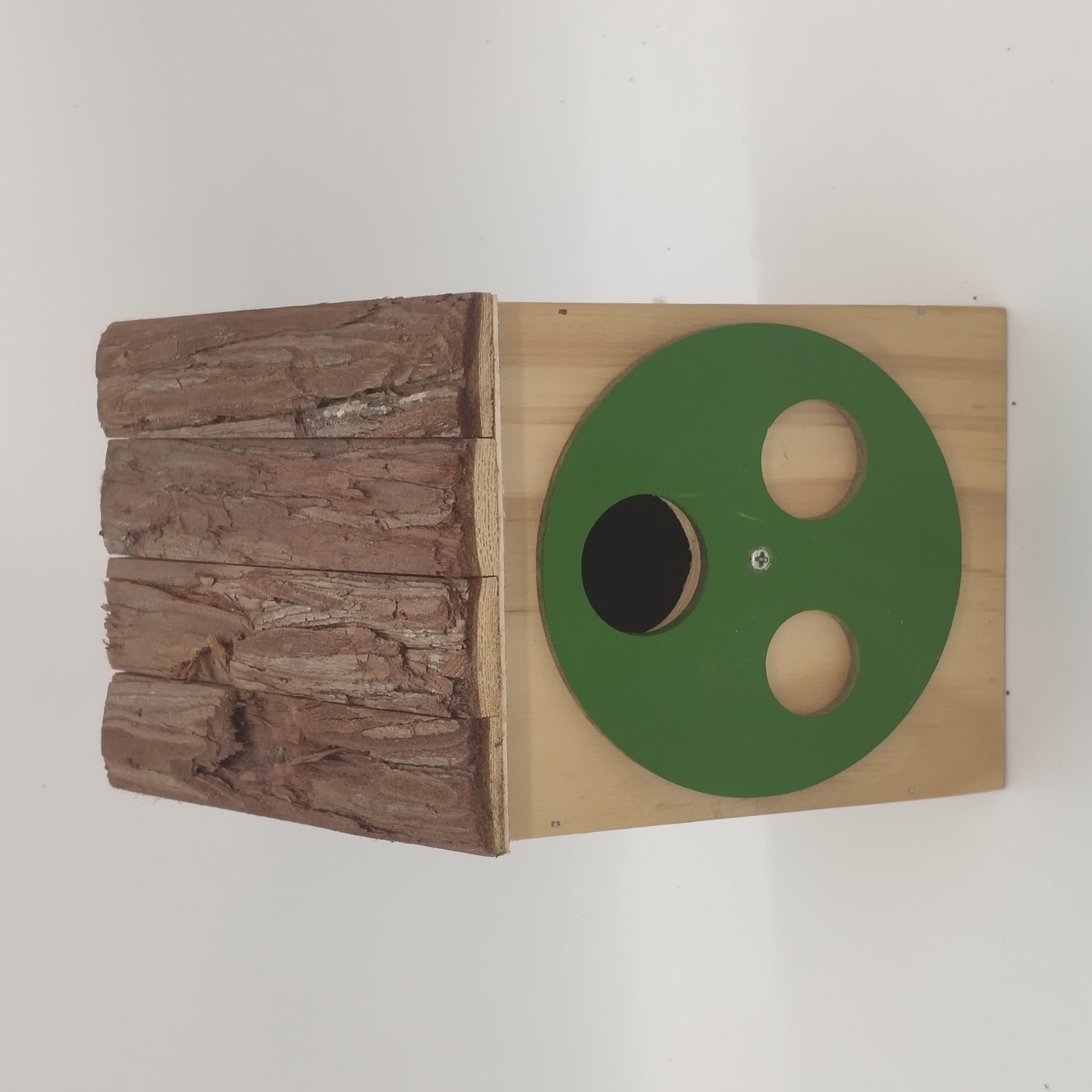 Adjustable Wooden Bird House With Drawer