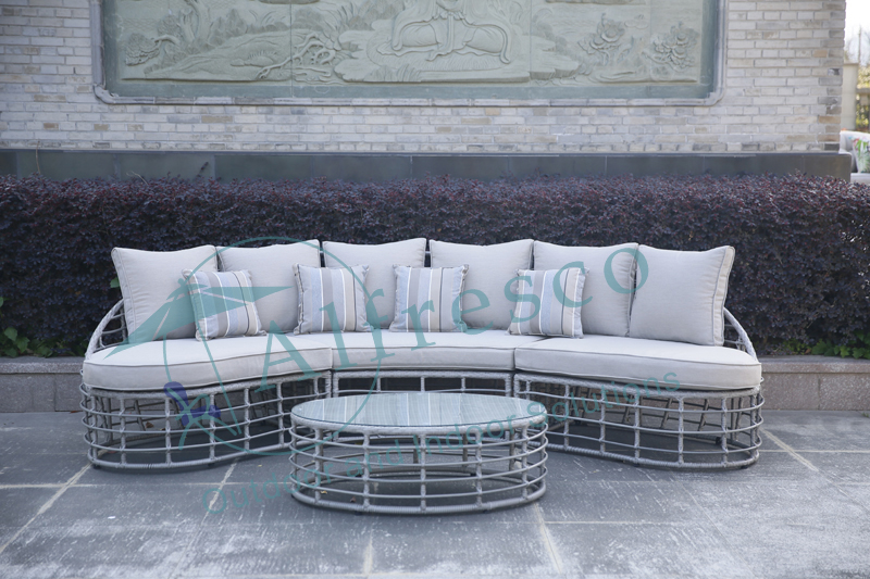 European style rattan furniture sofa 4pcs sets
