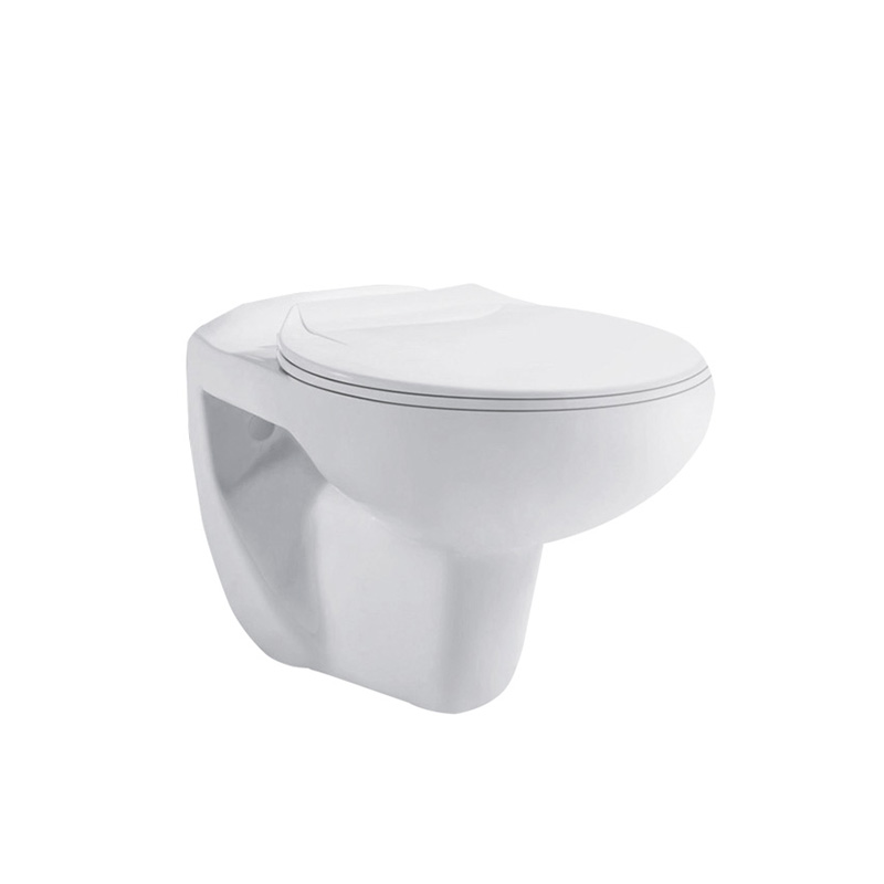 KT6050W Wall Hung Economic WC Toilet, P trap, Rimless