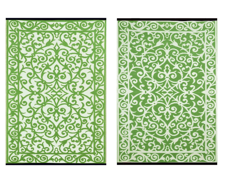 European DESIGN RV garden mat / patio mat with waterpoof