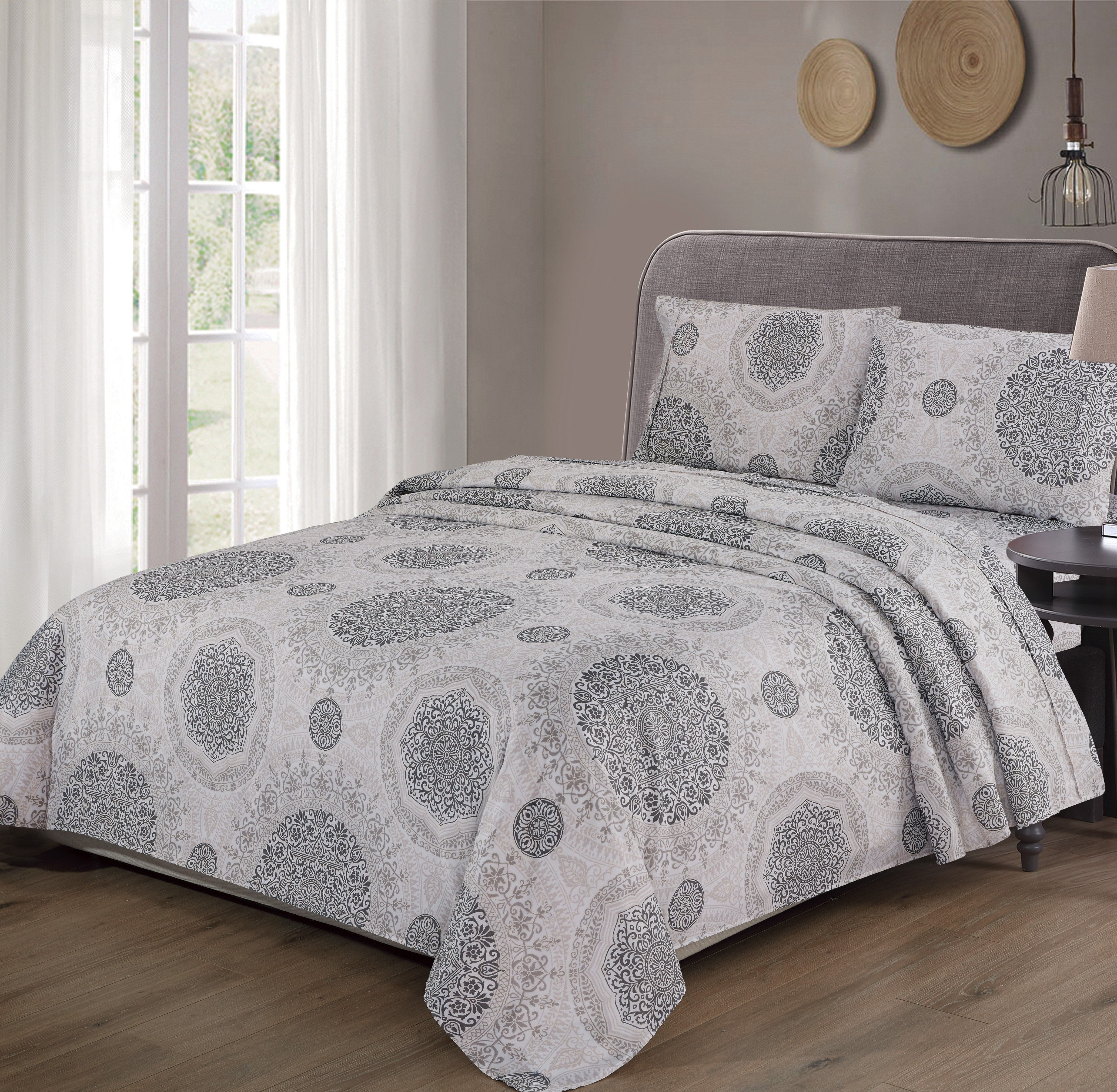 Printed Microfiber Sheet Set