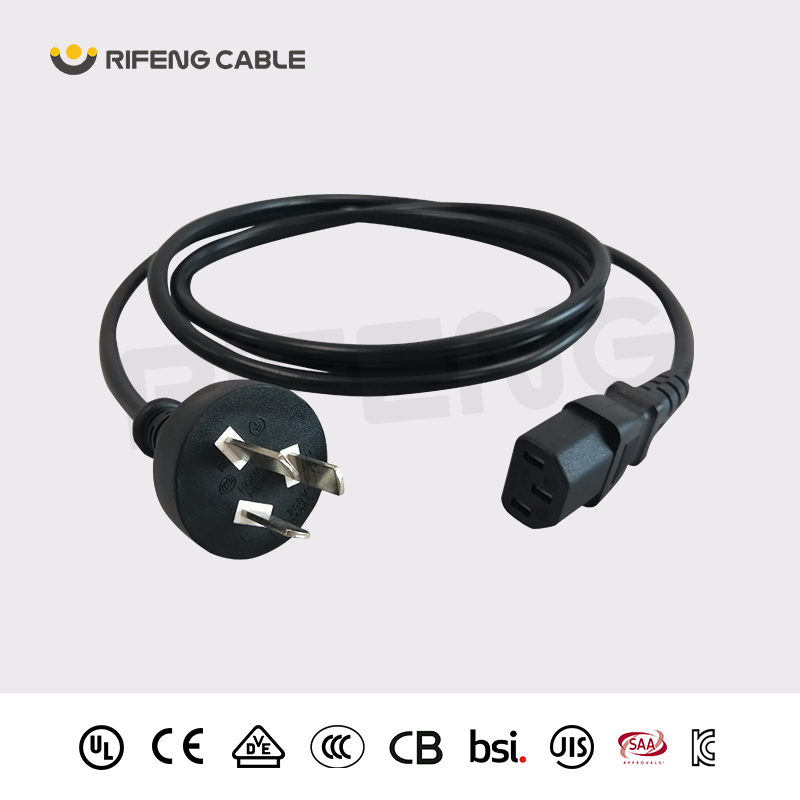 EU Standard Rubber Extension Cord