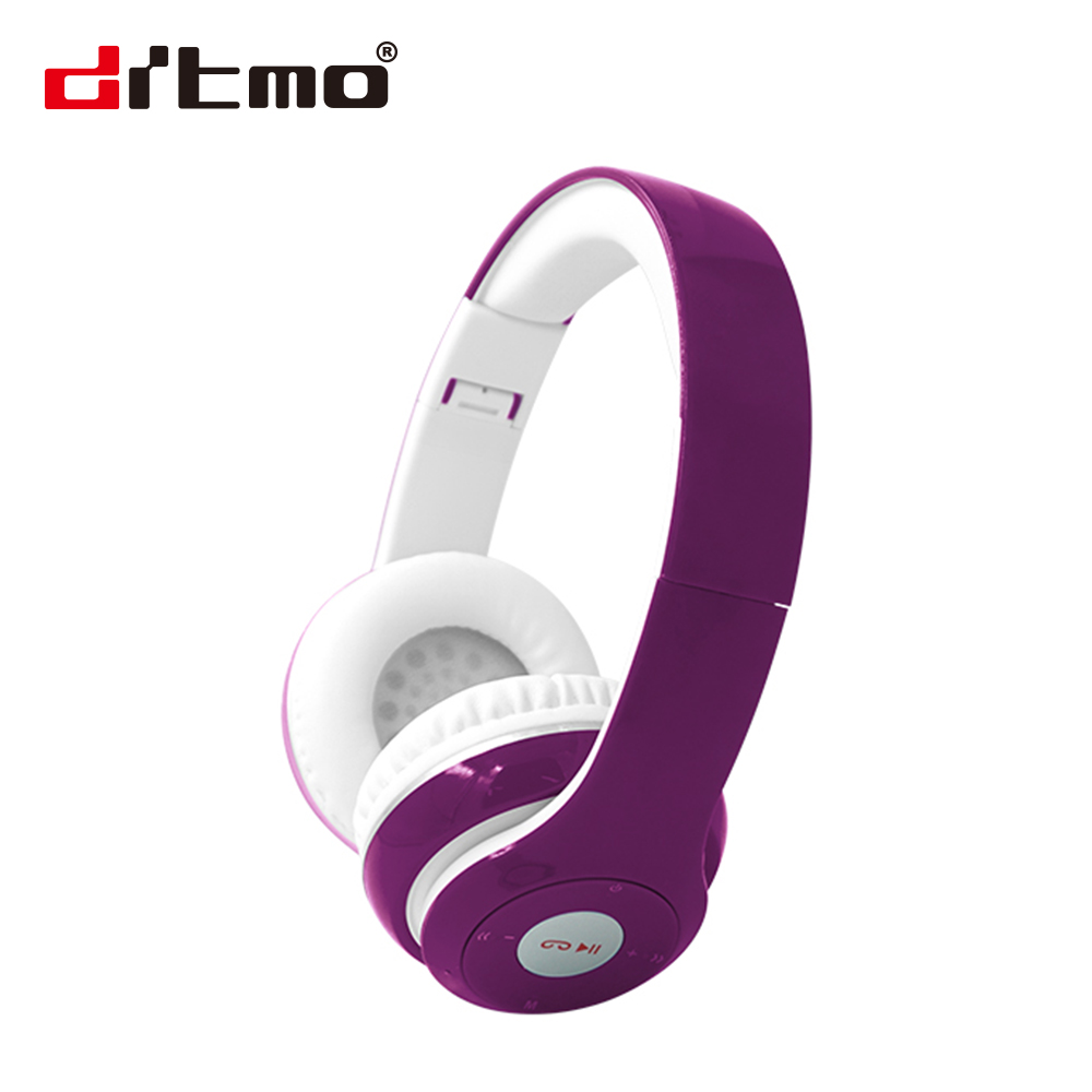 New Products Customize Logo Over Ear Wireless Stereo Headset Bluetooth Headphones Built-in Mic