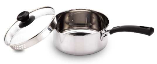 18cm pouring-lip sauce pan