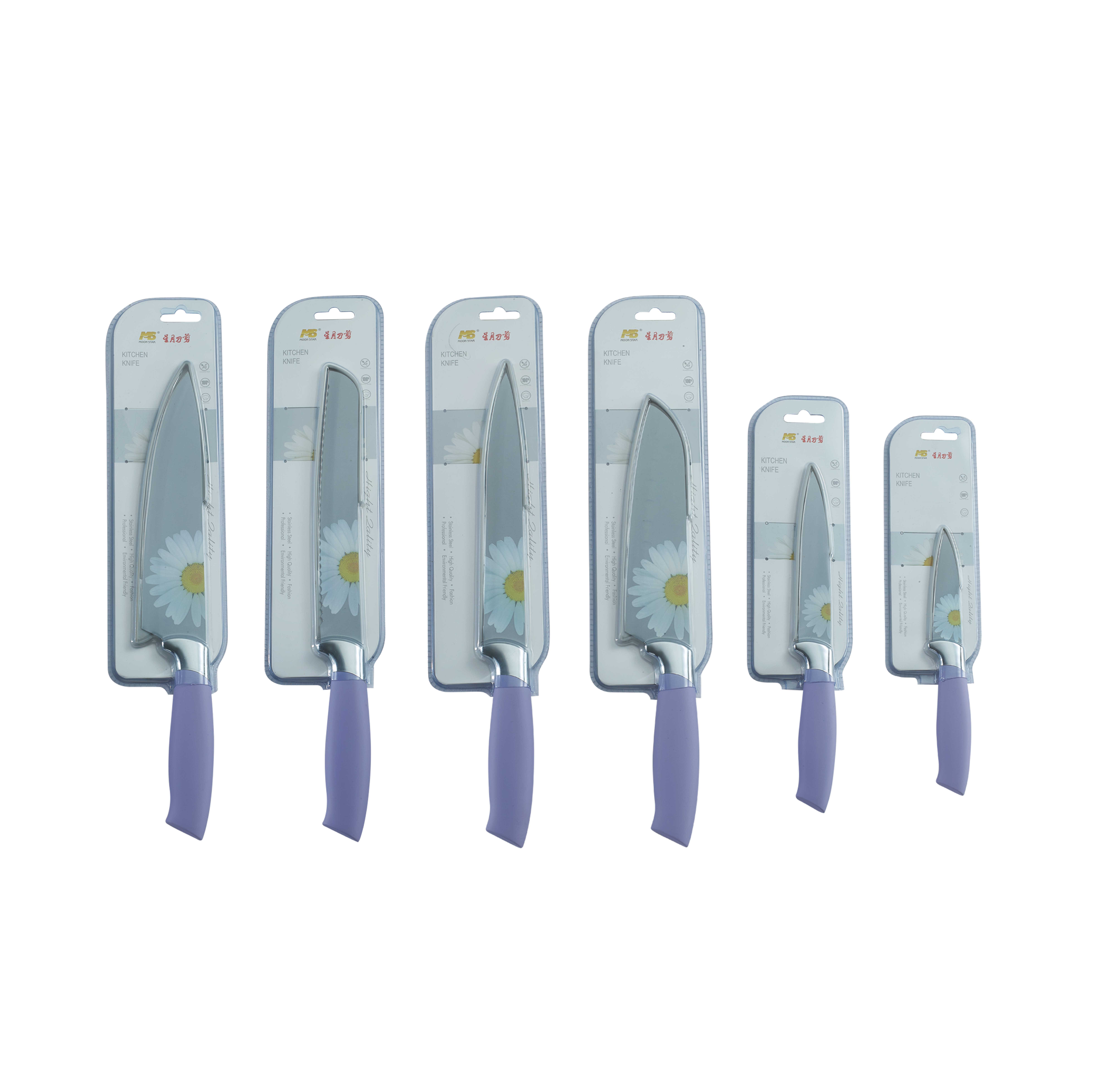 single knife with blister card