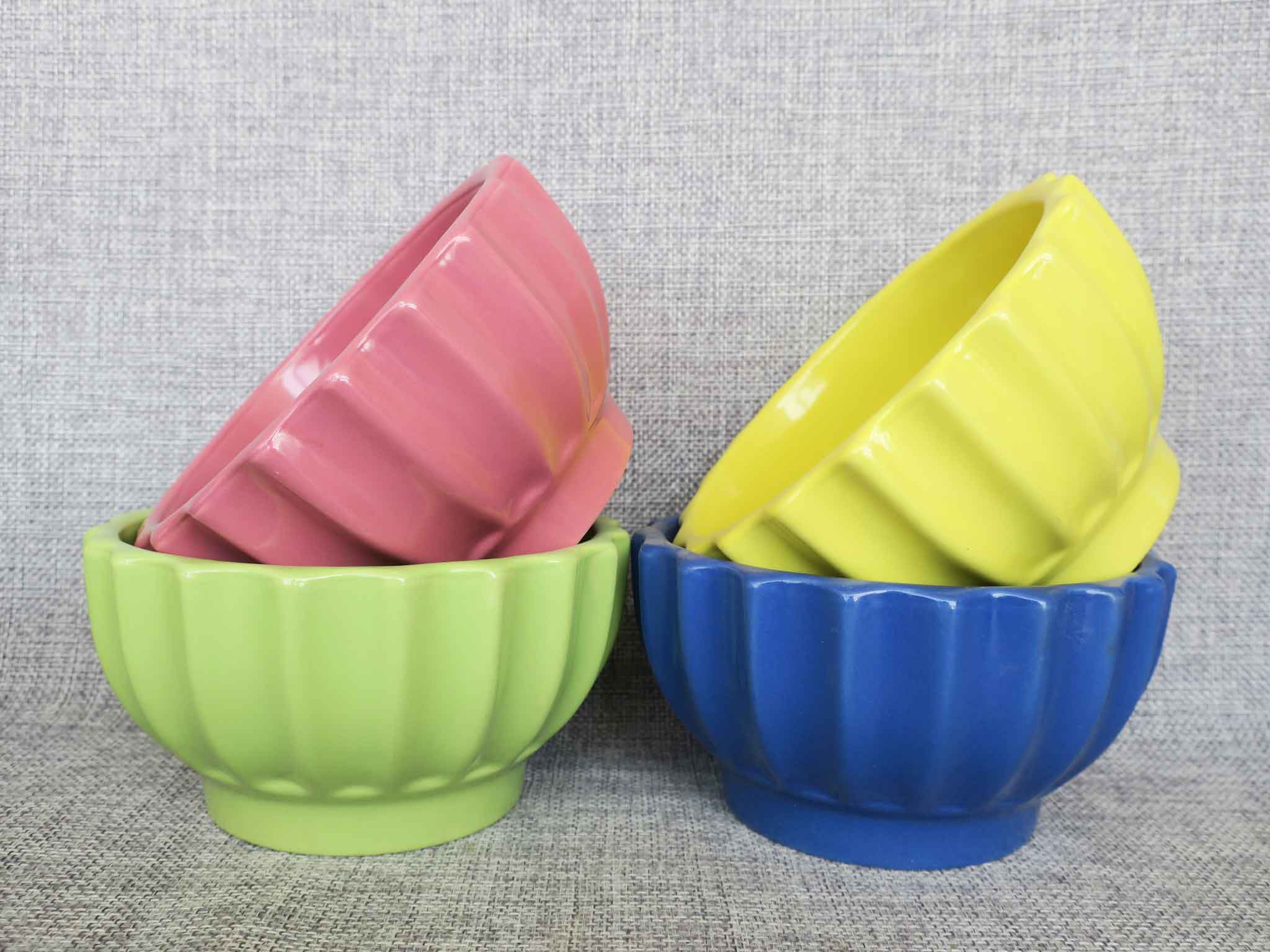 glazed ceramic bowl