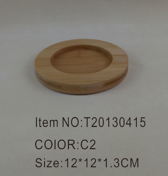 Bamboo With Rubber Wood Tray