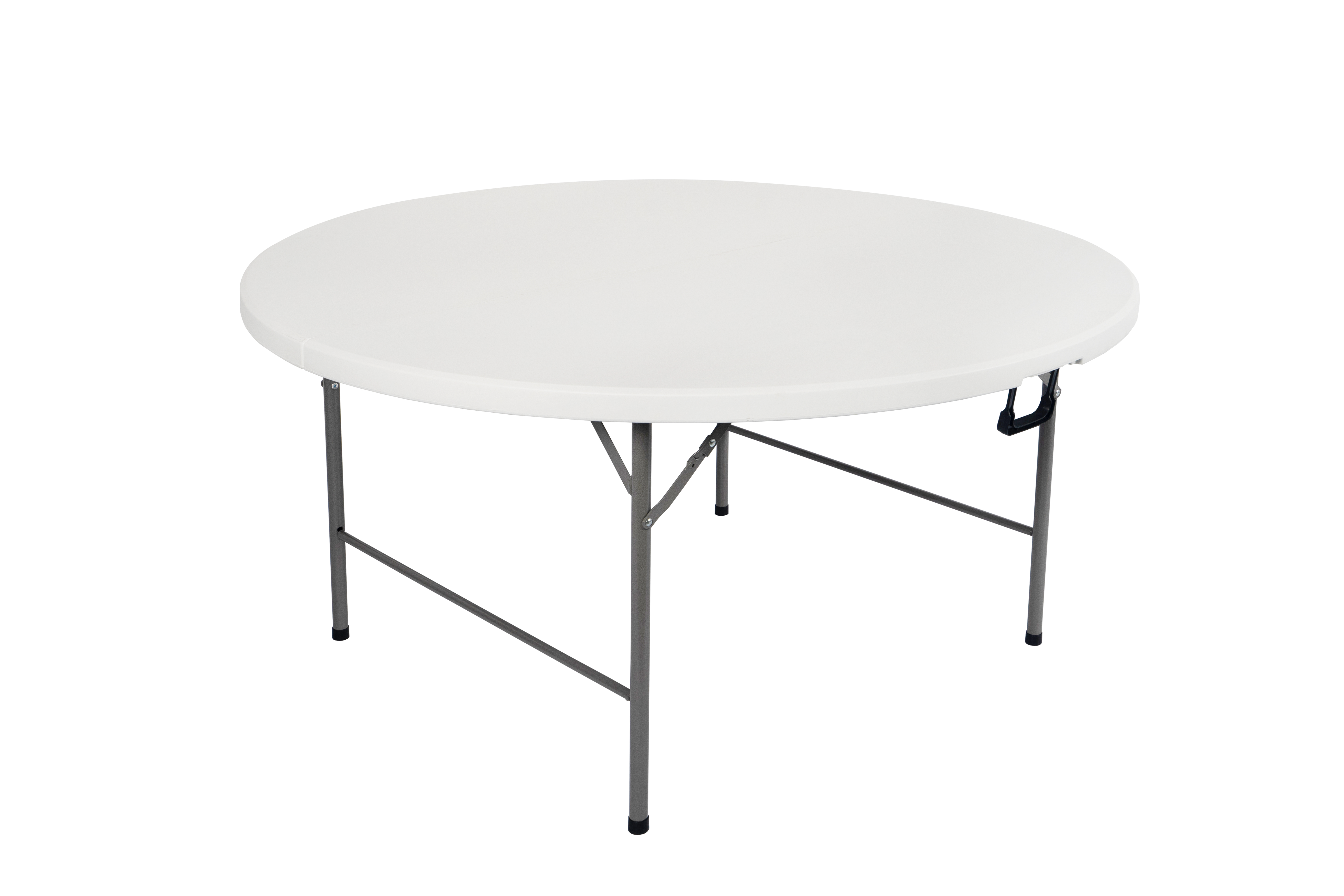 5ft 152cm folding in half round table