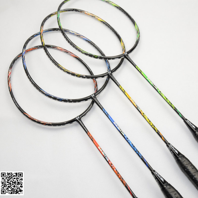 Carbon graphite badminton racket