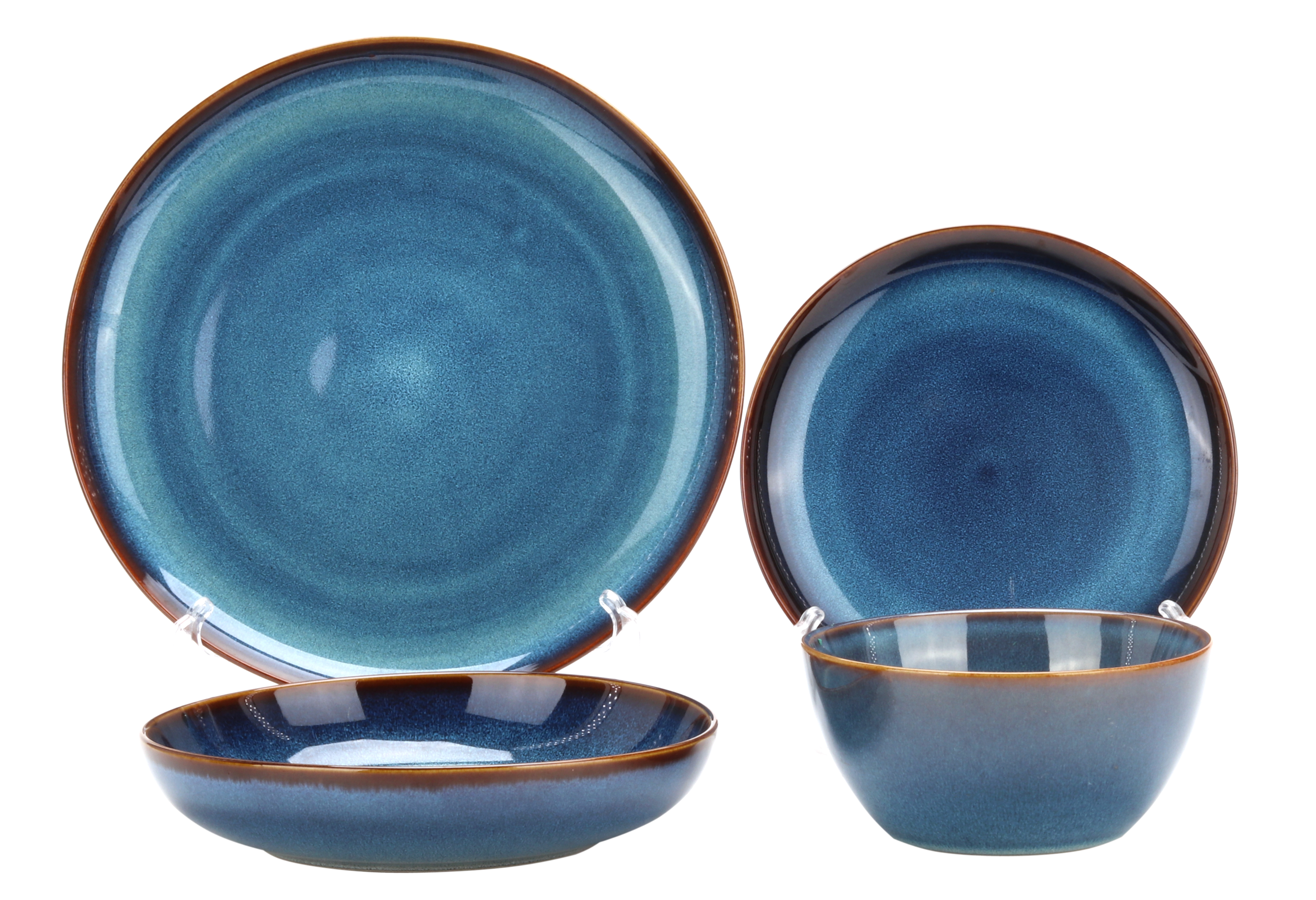 Stock stoneware dinner set