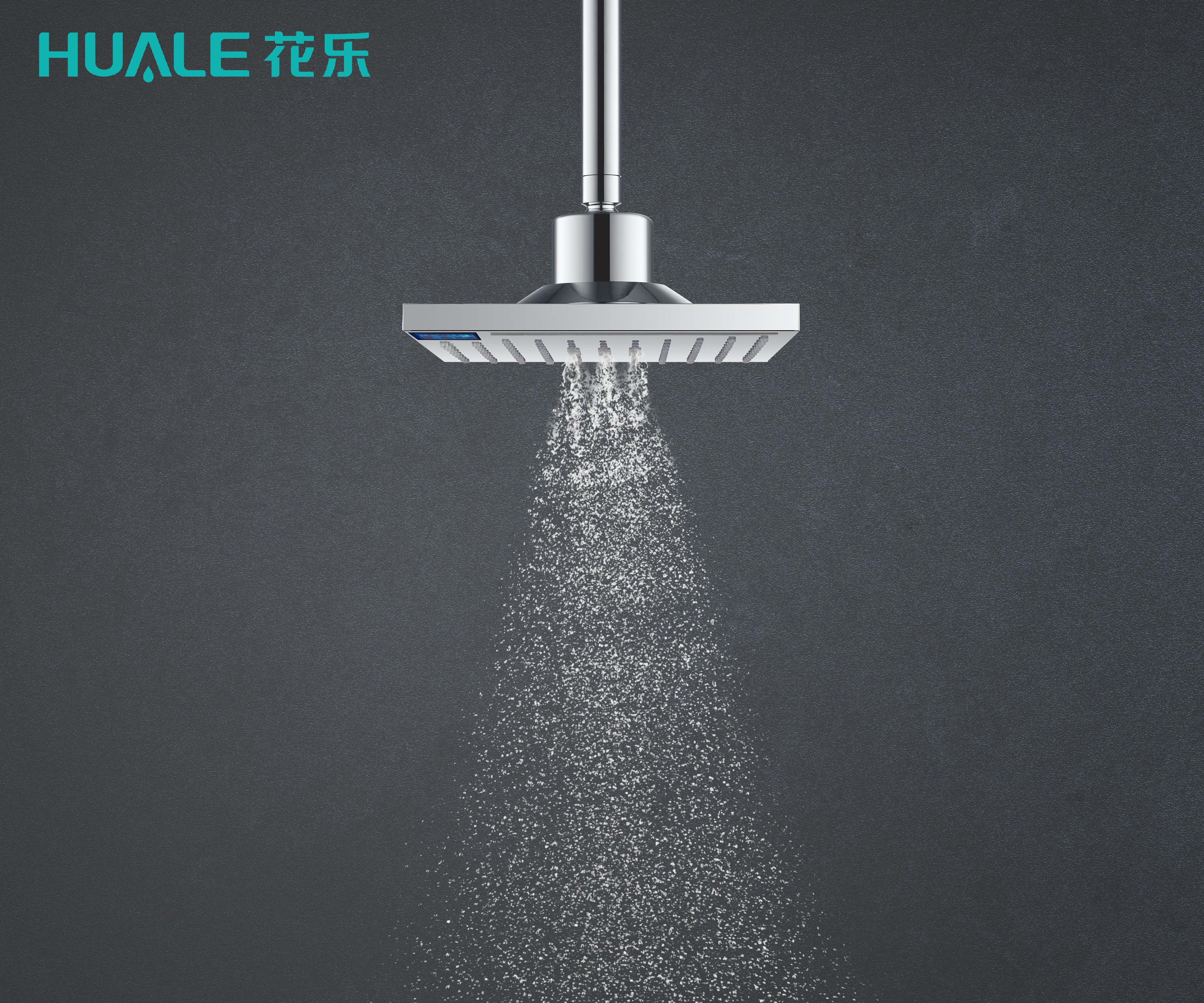 Huale I-Switch sensor intelligent infrared three fuction mist waterfall rain shower head TD