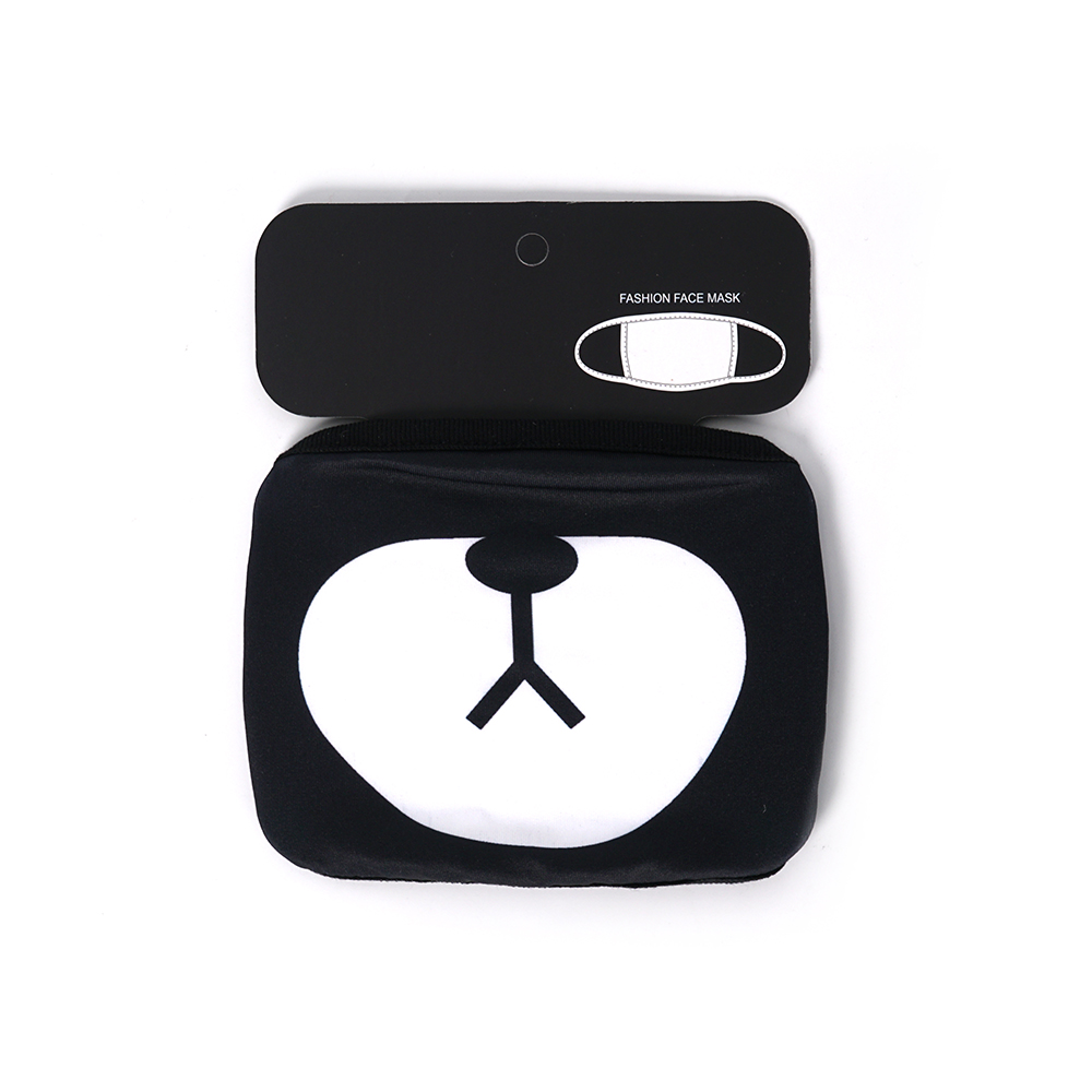 Wholesale summer oem fashion reusable washable women men custom logo cotton earloop face mouth mask