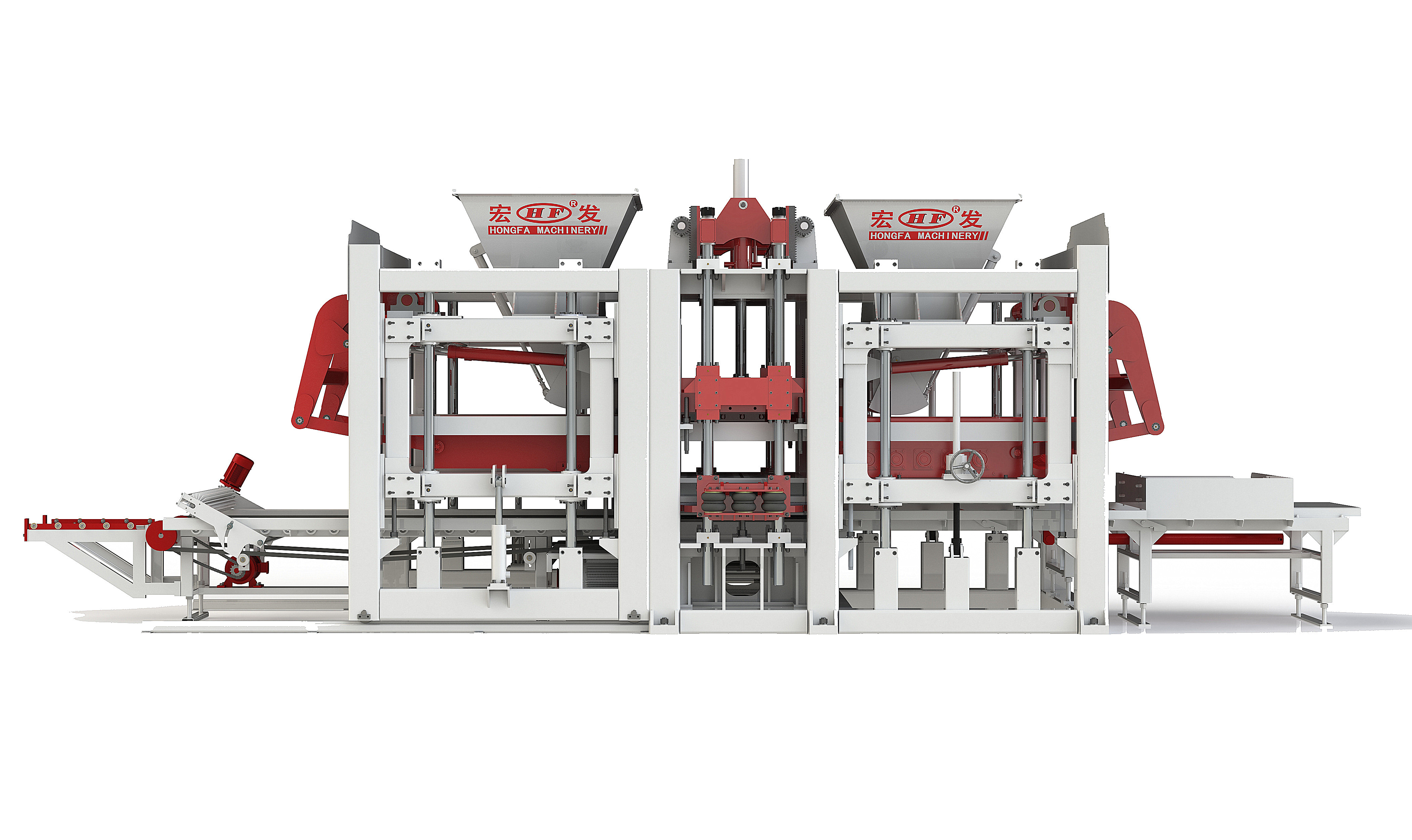 Fully Automatic Cement Block Making Machine Concrete Hollow Block Machine Hollow Block Maker
