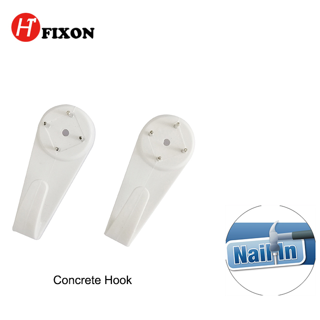 Concrete wall hook plastic hook hanging hook
