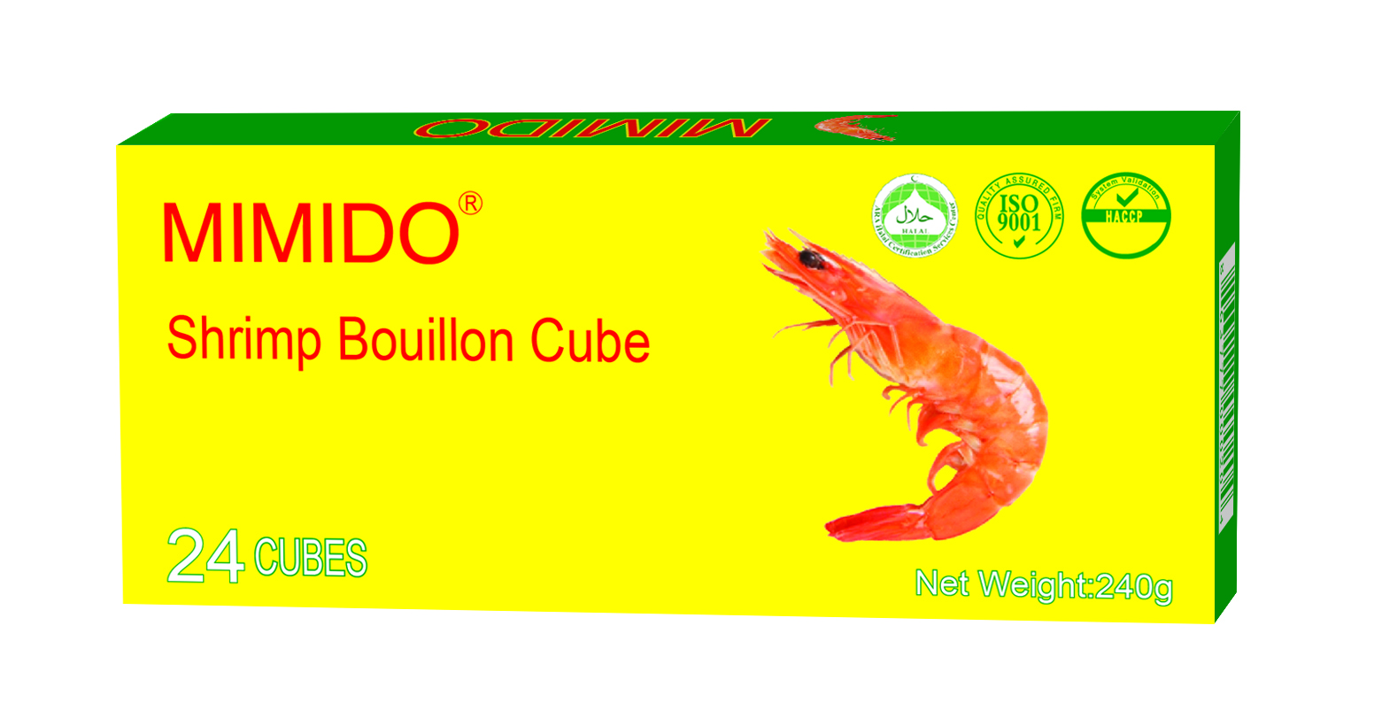 5g mimido shrimp bouillon cube OEM shrimp stock cube