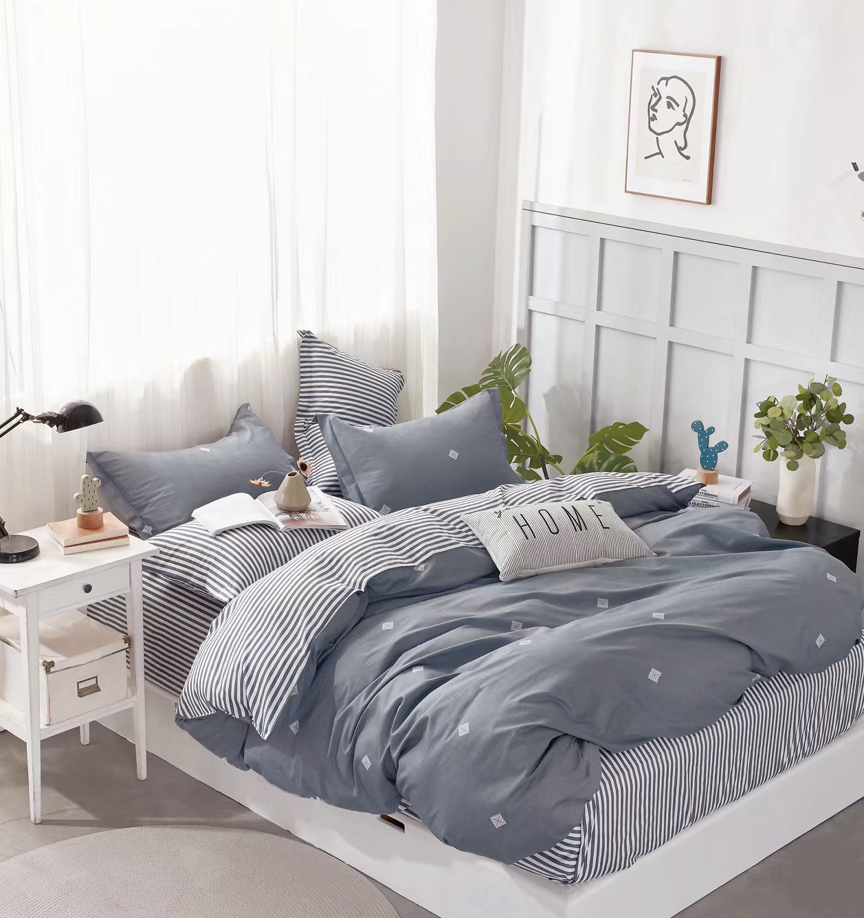 Microfiber printing bedsheet