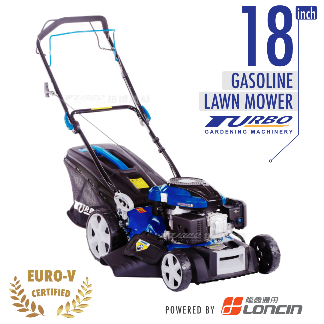 Lawn Mower-Turbo Gardening 18-inch Loncin Special
