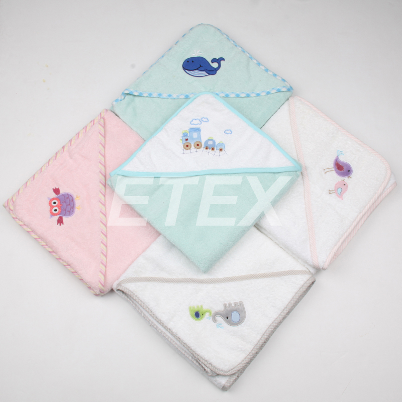 Cotton Terry Hooded Towel for Infants
