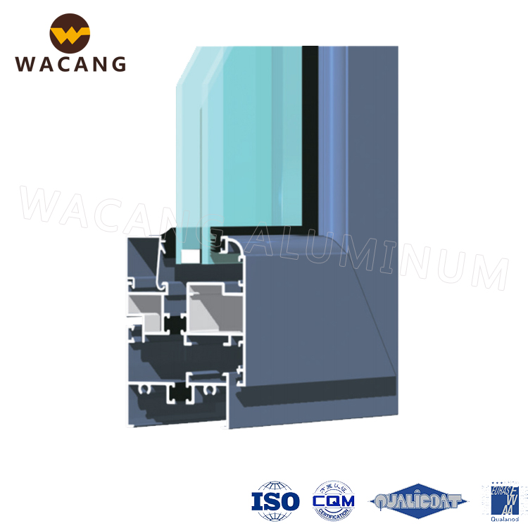 Aluminium profile for casement windows and doors