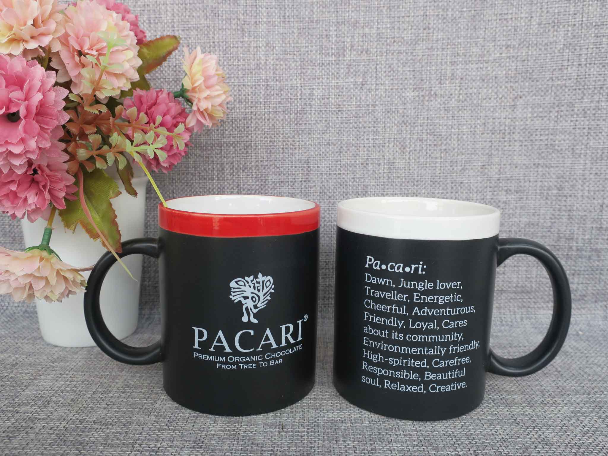 Ceramic chalk mug