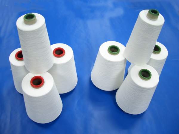 GRS polyester spun yarn 24s