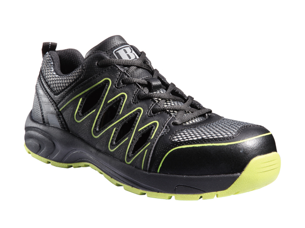 Haircell Leather and Mesh Upper with Leather Toecap and Heel Bumper，Extra Lightweight & Comfort Phylon Midsole，Rubber Slip and Oil Resistant Outsole，S1P，Composite Toe Cap & Midplate