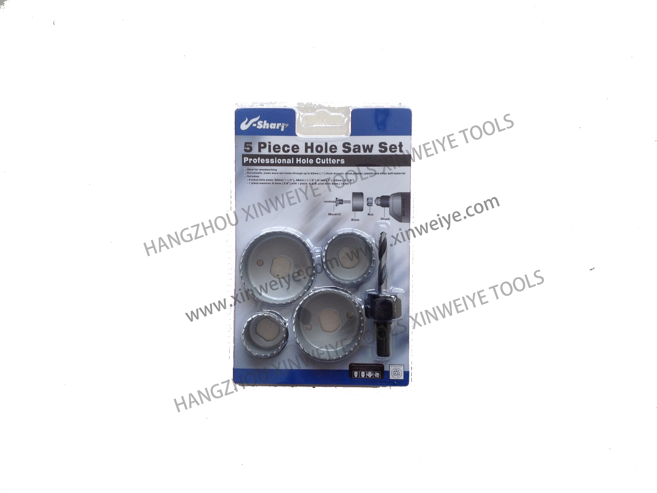 5pc Hole Saw Set