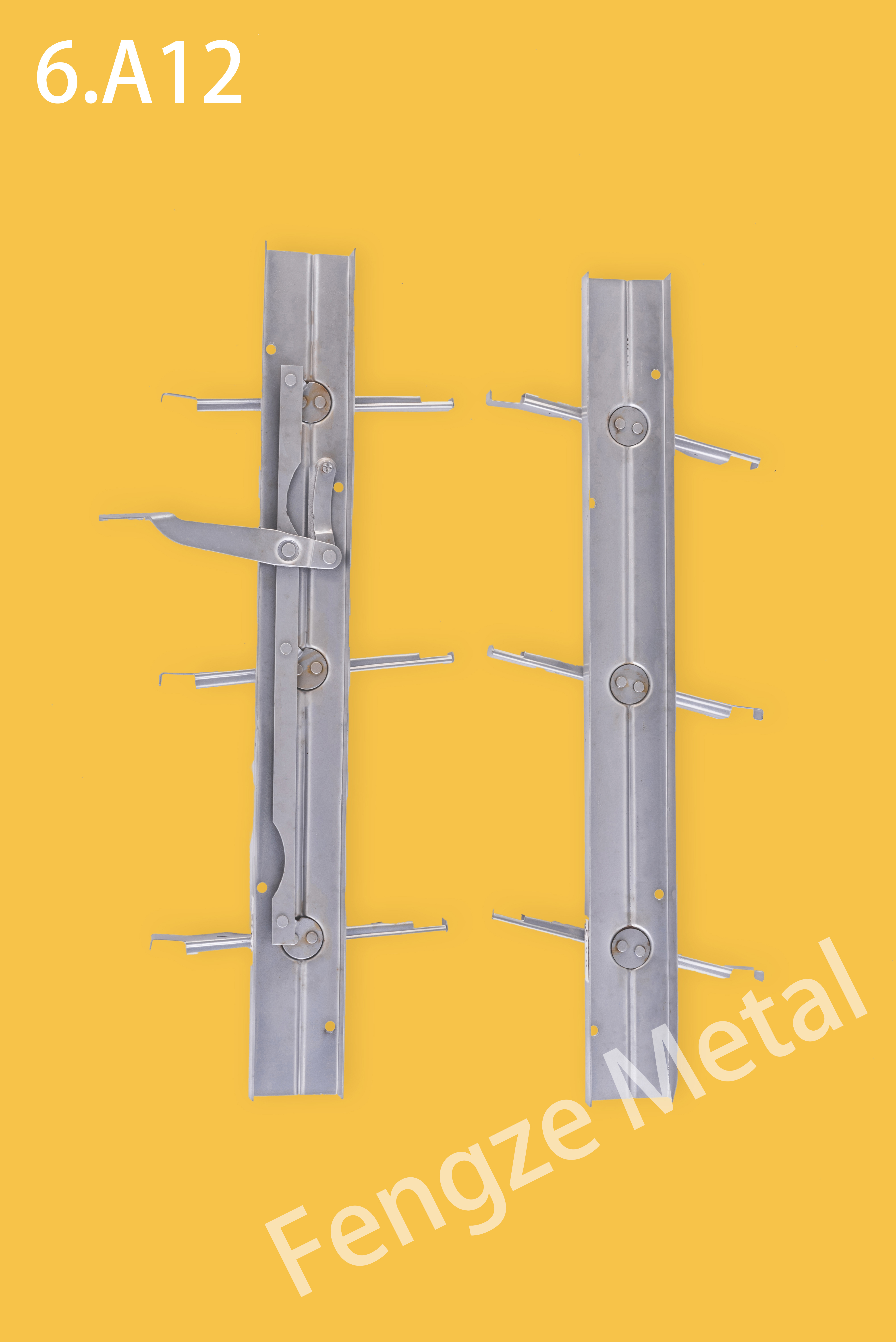 Galvanized steel louver frames