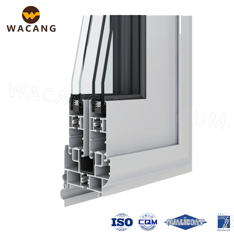 Aluminium profile for casement windows and doors