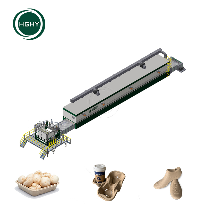 HGHY Pulp Molding Automatic Rotary Pulp Molding Machine