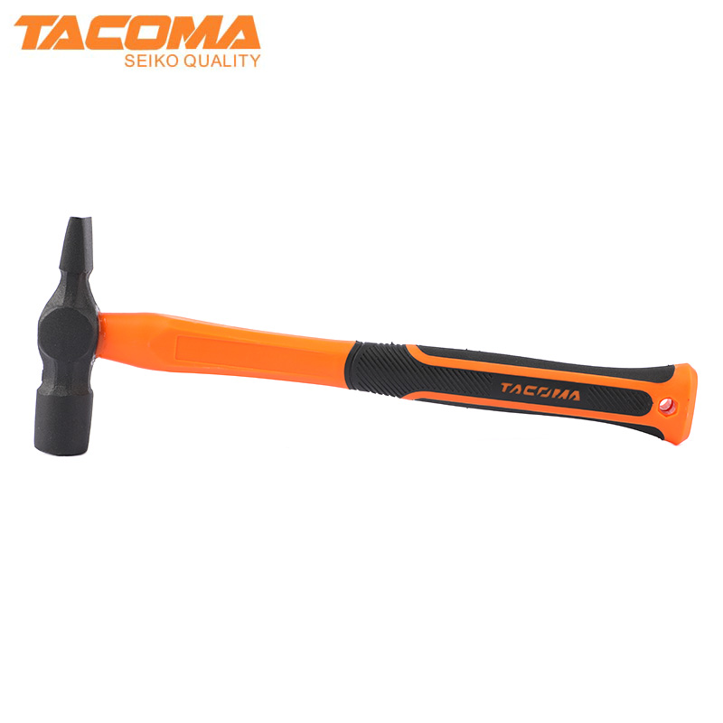 Cross pein hammer with fiberglass handle