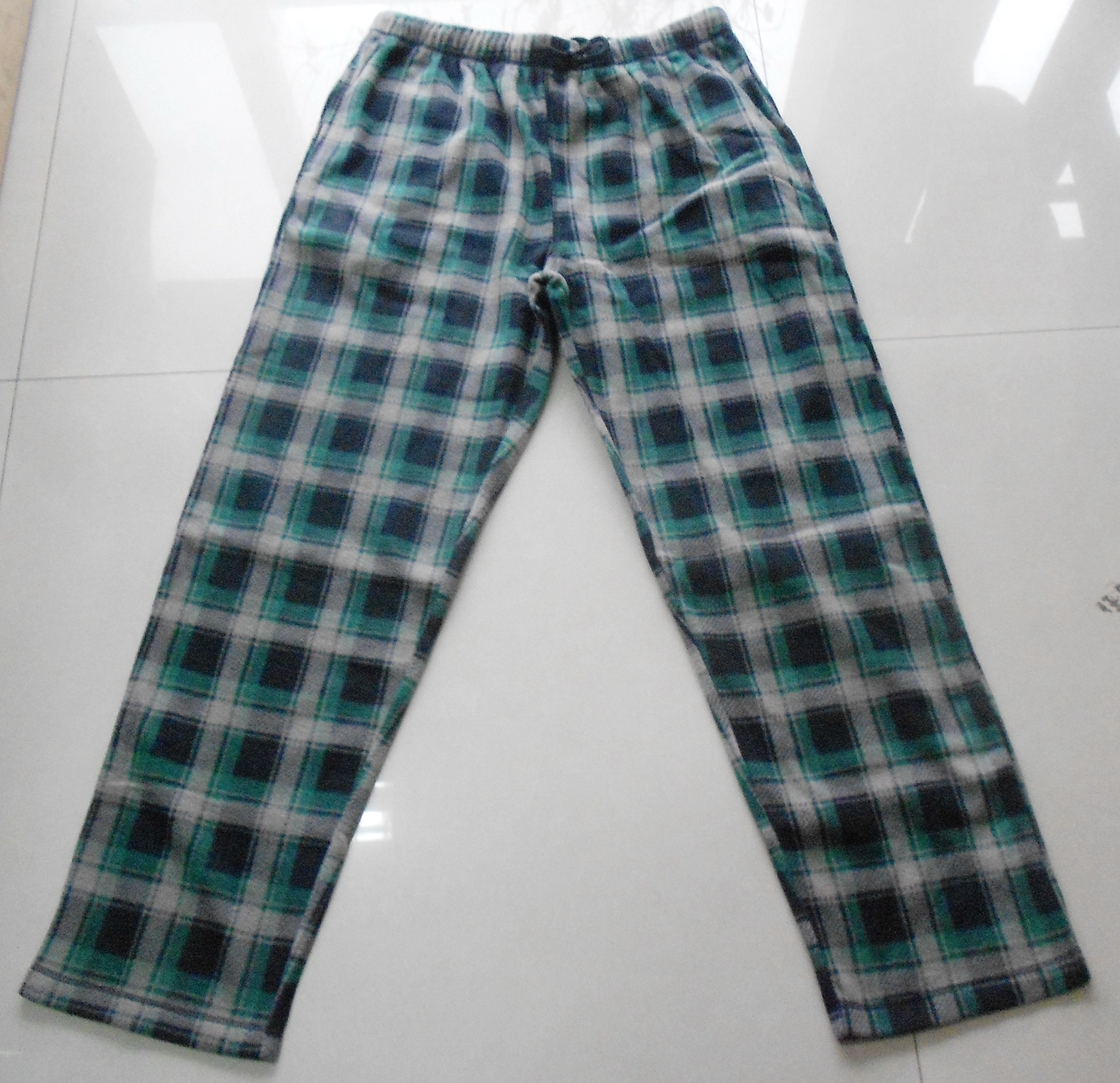 Pant Men printed plaid polar fleece lounge pants, leisure pants, pyjama pants, pajama pants MEN