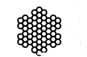 PVC/PP/PE/PA coated,Stainless(AISI 304,AISI 316)6×7+IWS(7×7)
