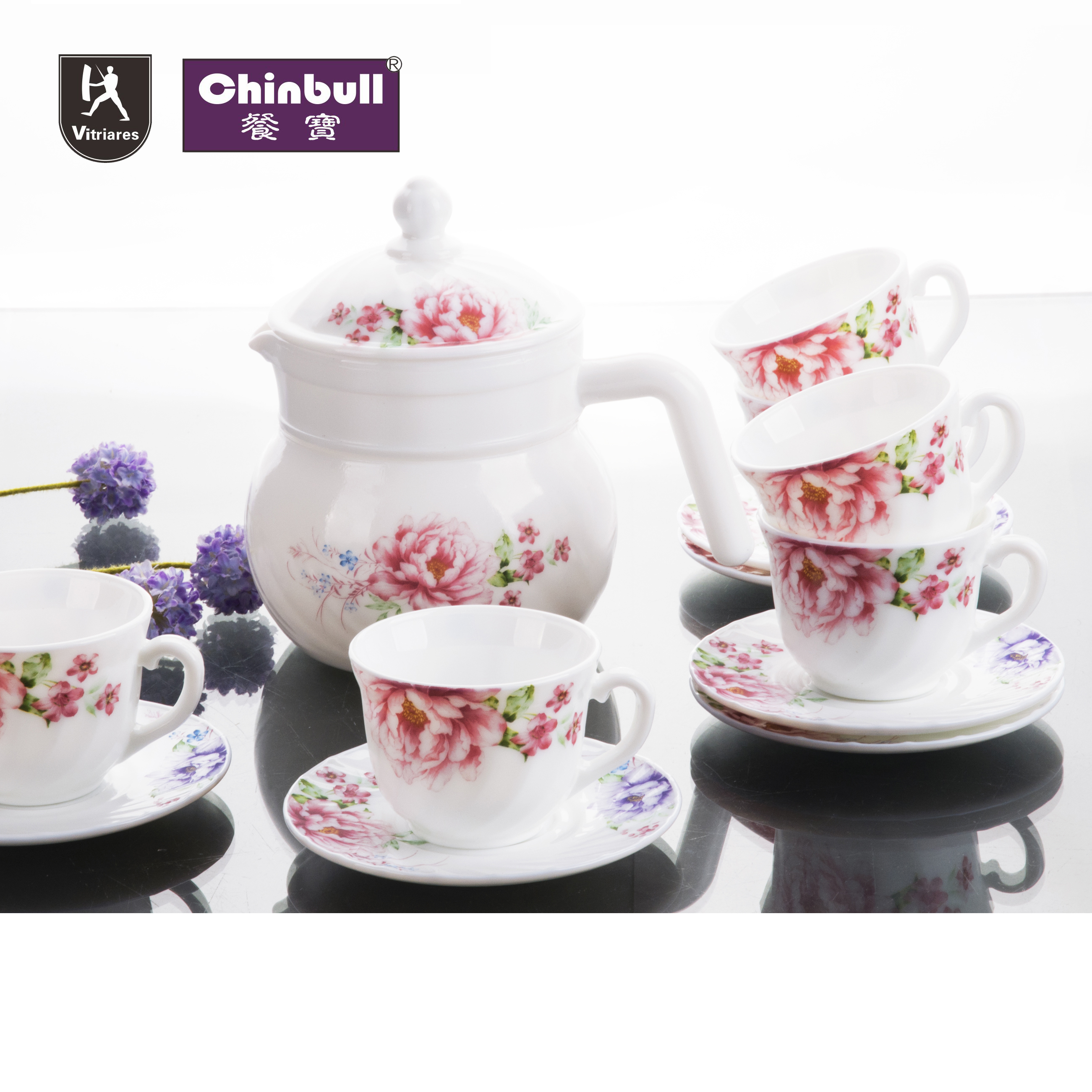 14pcs dinner set (opal glassware）