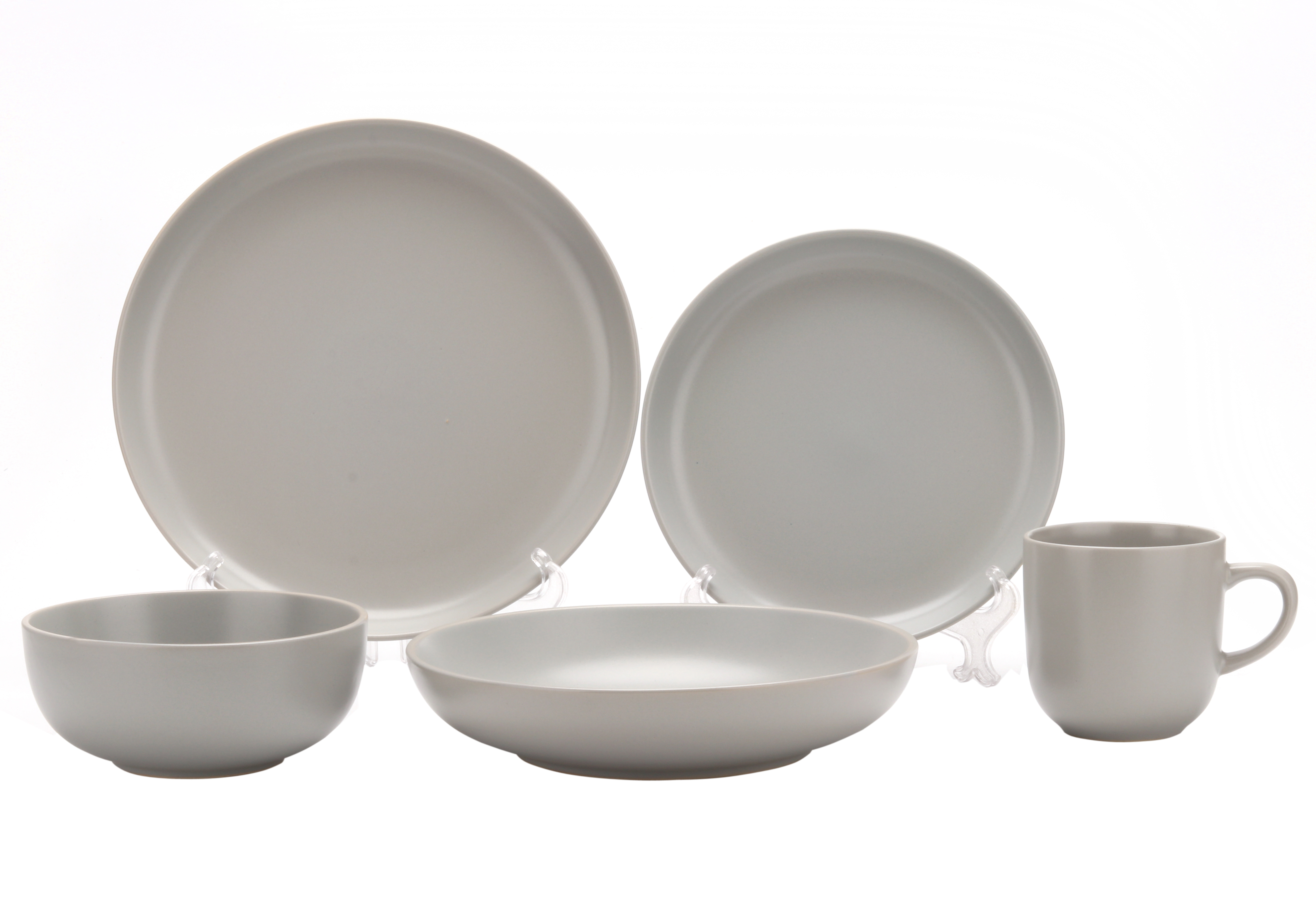 Stock stoneware dinner set