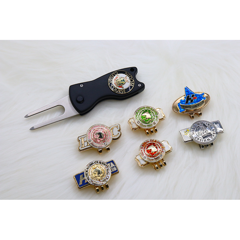 Metal hat Clip,Golf Pitchfork,Golf Gift,metal