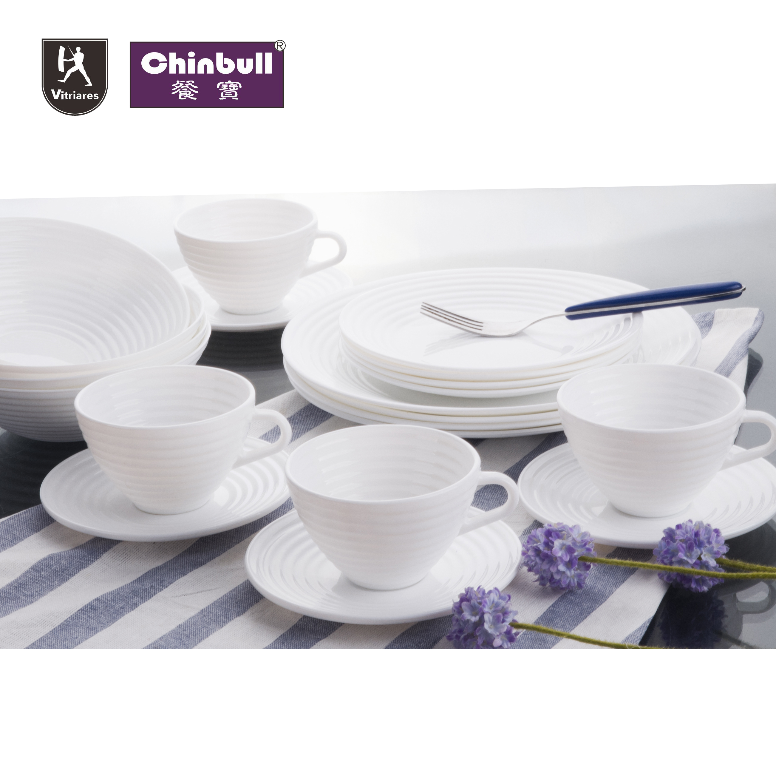 20pcs dinner set (opal glassware）