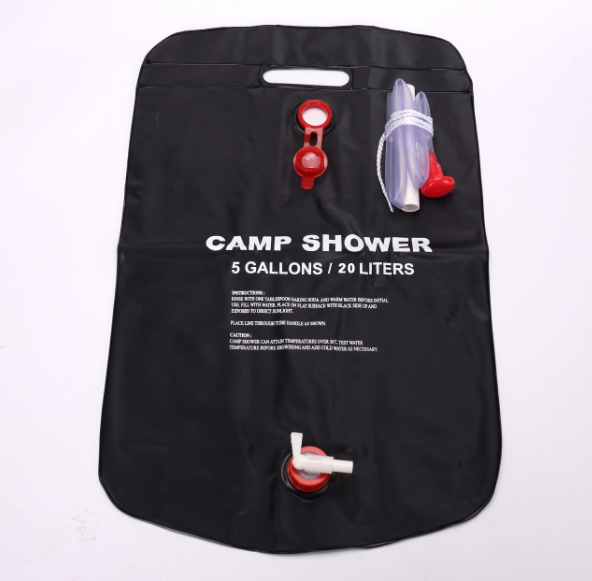 Camping Outdoor Travelling Beach Ultralight PVC portable camping heating Solar camp shower camping shower