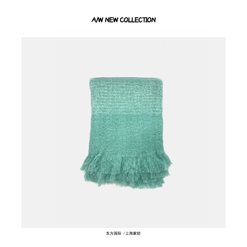 Sofa blanket nap blanket tassel shawl