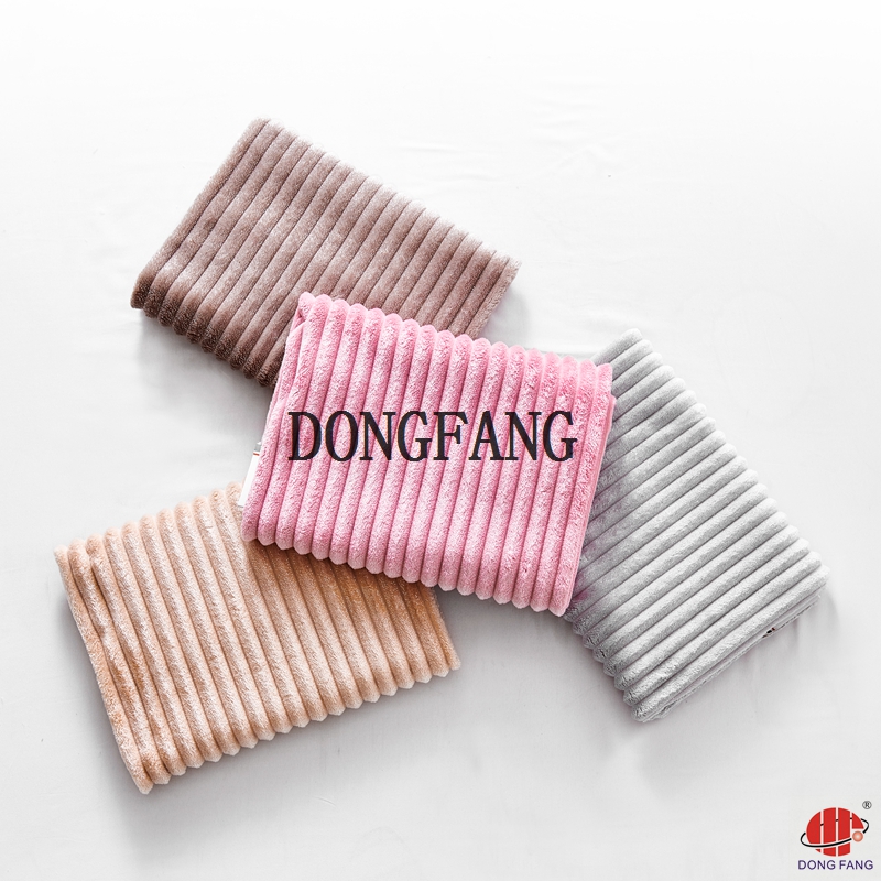 100% polyester flannel strip is hot gold