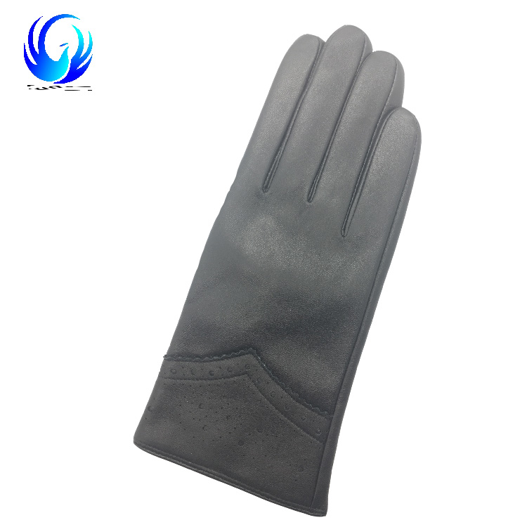 2020 classic ladies winter warm touch screen leather gloves