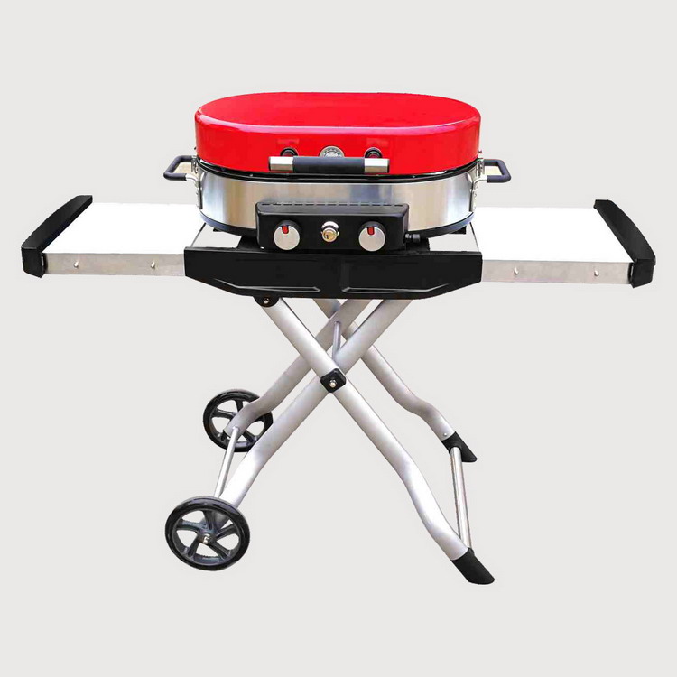 Komenjoy G060 CE Outdoor Camping Roadtrip Stand-Up Portable and Foldable Gas BBQ Grill